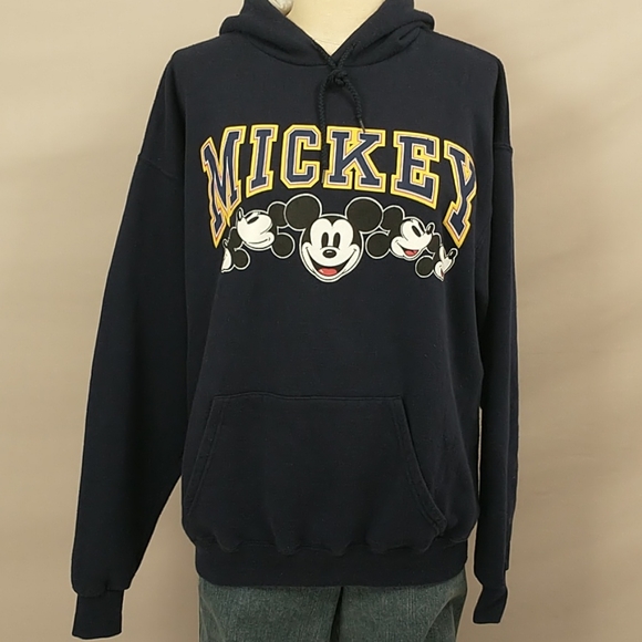 Vintage Disney Mickey Mouse Hoodie Sweatshirt USA - Picture 6 of 13